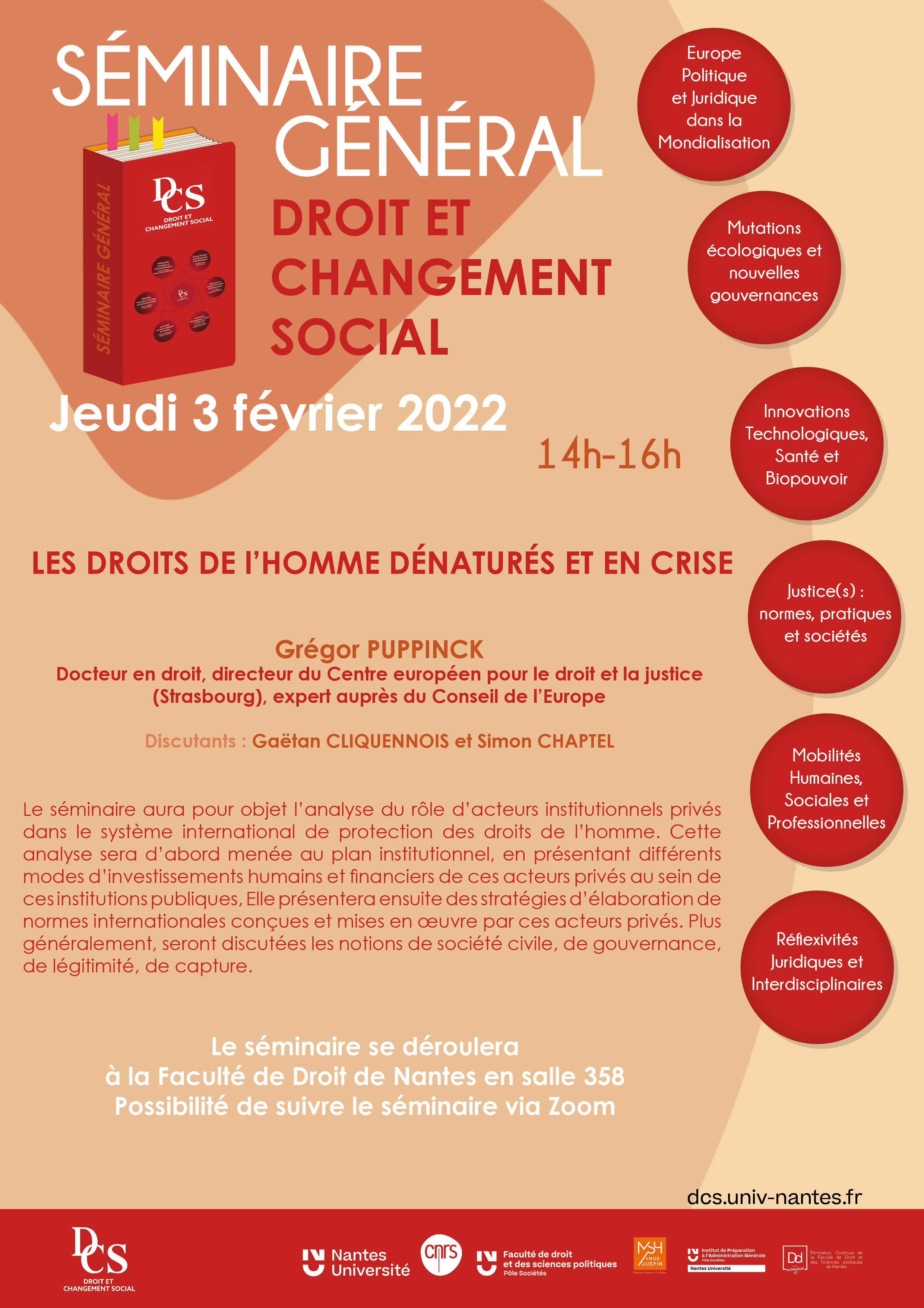 Séminaire général DCS - Grégor Puppinck