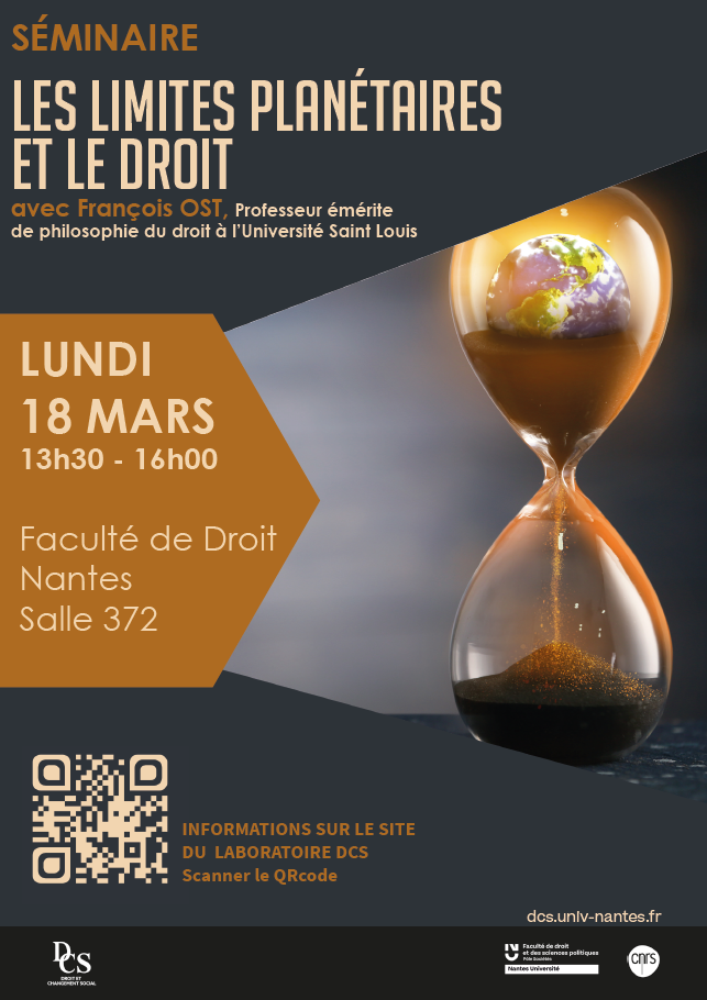 Affiche Les limites planetaires et le droit