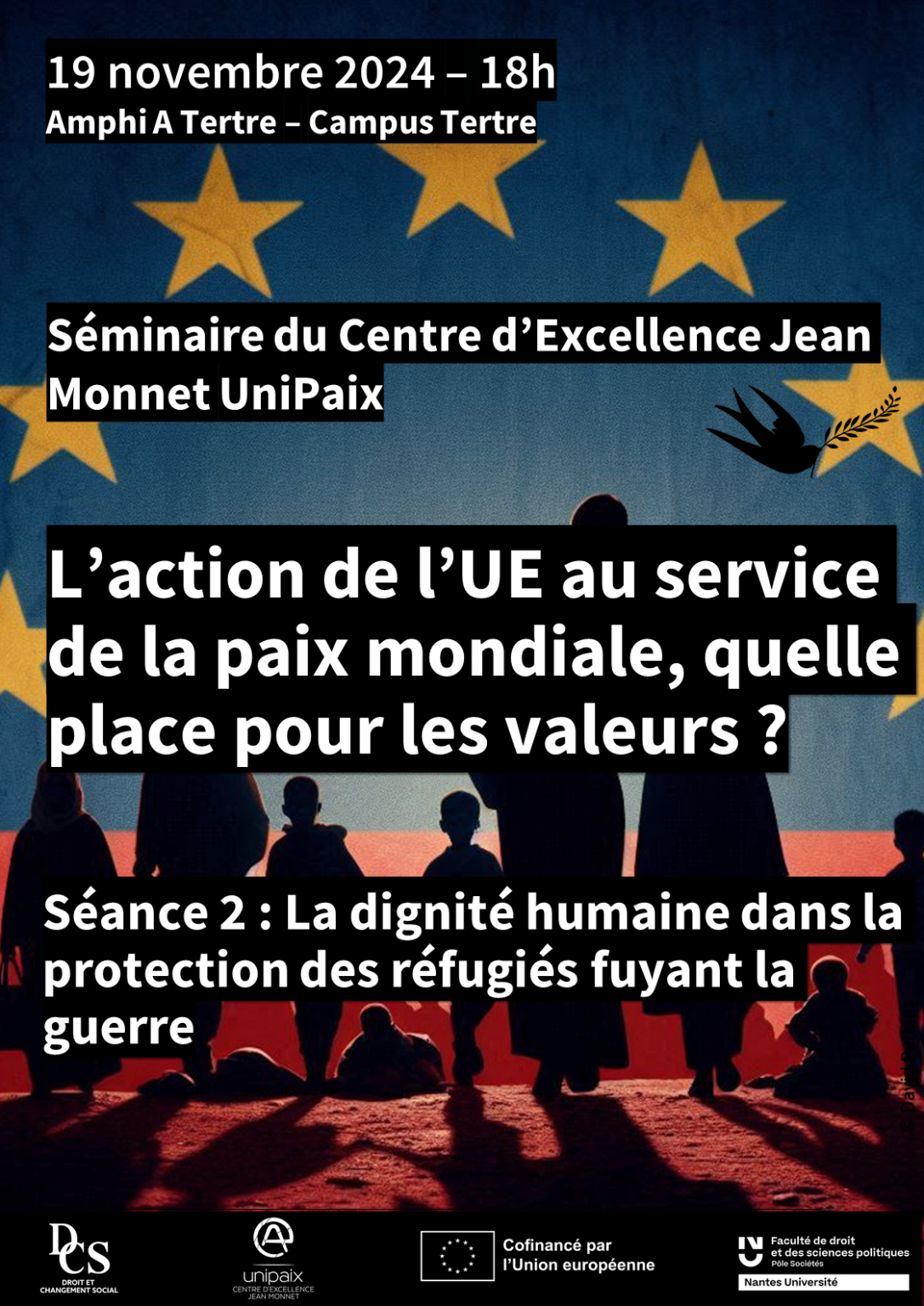 Séminaire UniPaix - La dignité humaine dans la protection des réfugiés fuyant la guerre