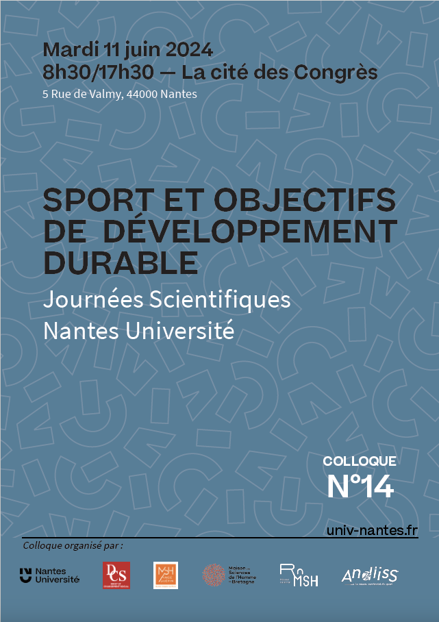 Journées - Sport et Objectifs de Développement Durable