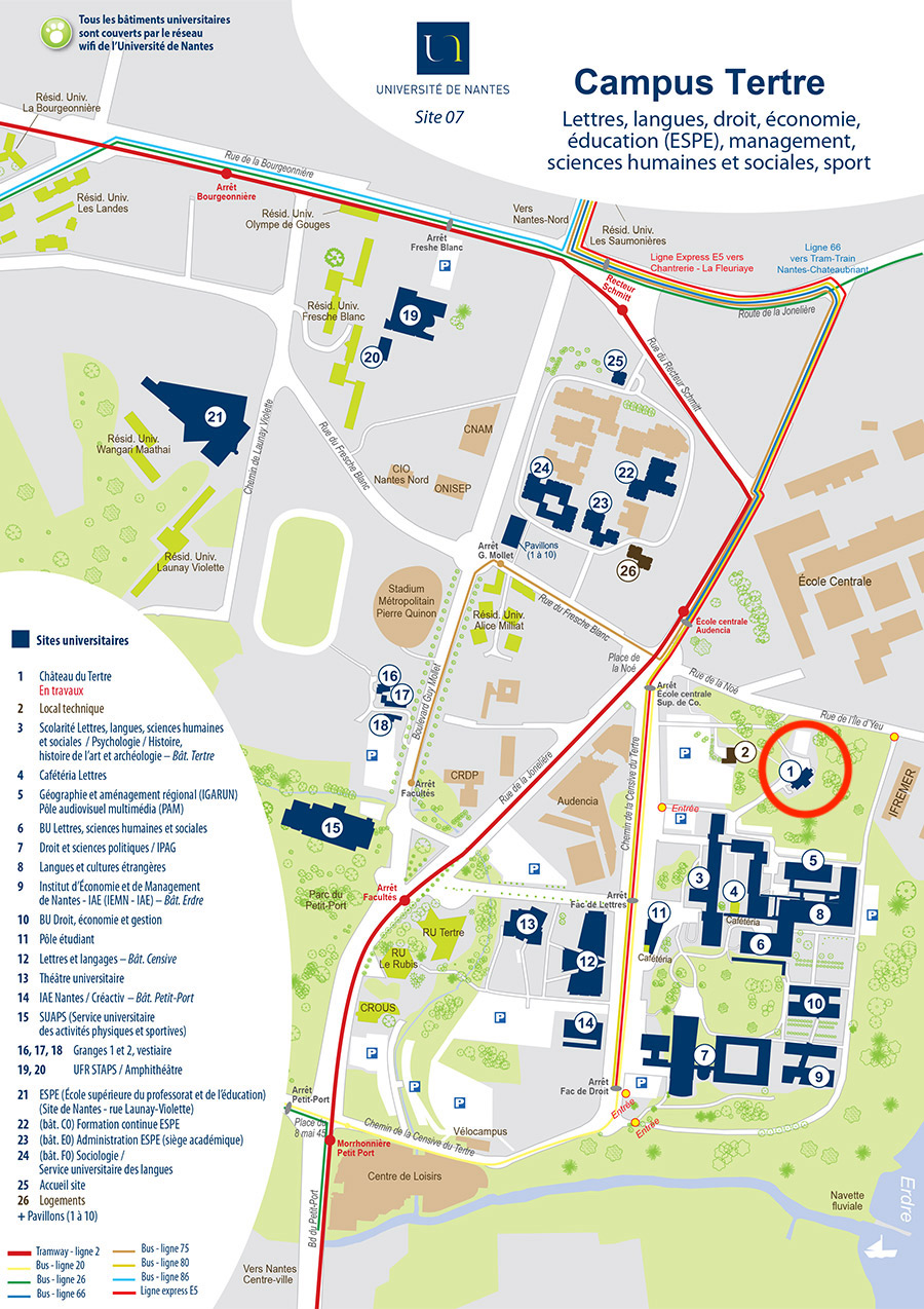 Plan Campus Tertre